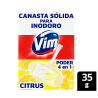 Pastilla para inodoro Vim canasta 4 en 1 35 g | Olimpio