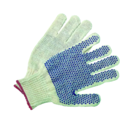 Guantes moteados de algodón para jardín y uso industrial | Olimpio