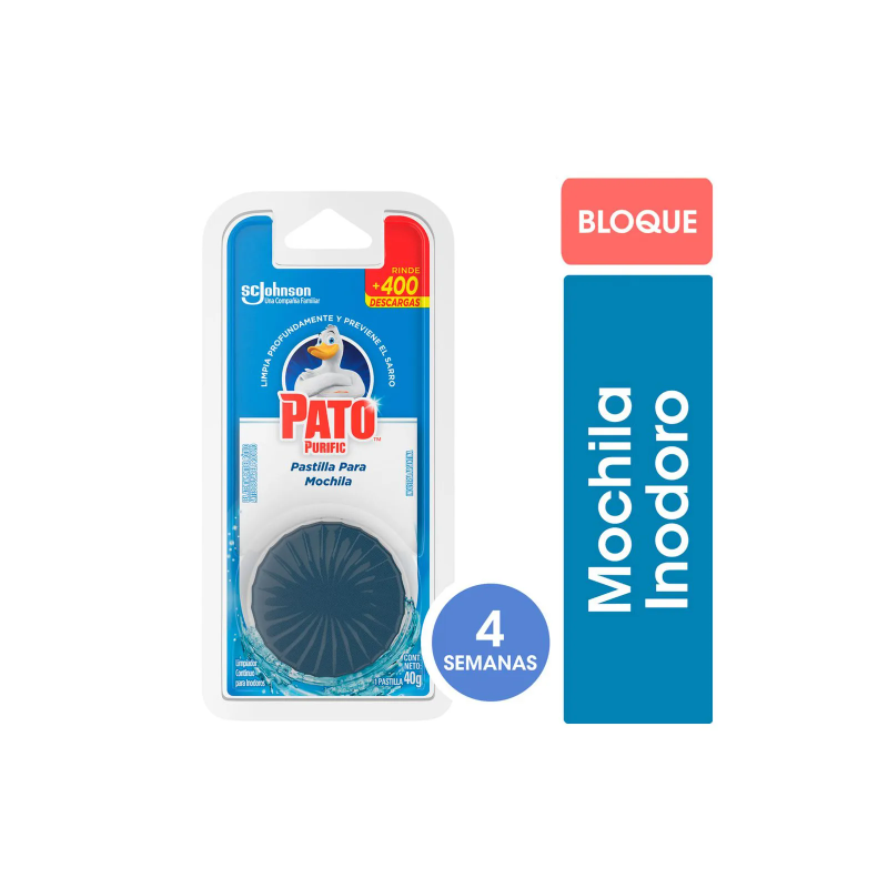 Pastilla para mochila de inodoro Pato 40 g | Olimpio