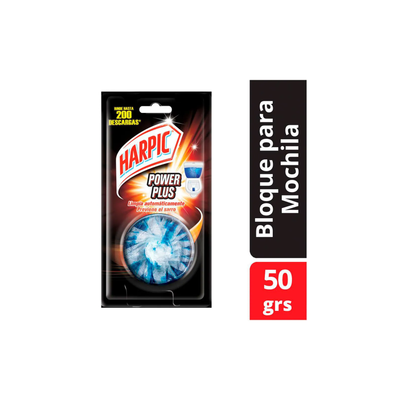 Pastilla para mochila de inodoro Harpic | Olimpio