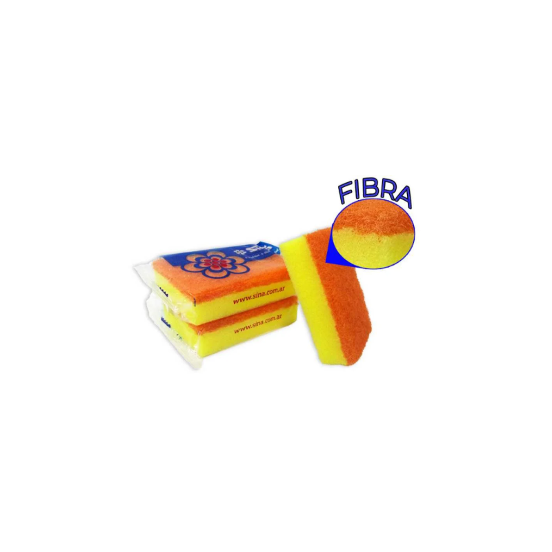 ESPONJA COCINA NARANJA ANTIADHERENT