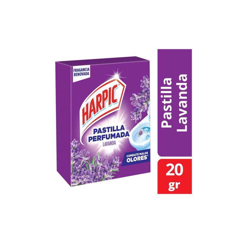 Pastilla para inodoro Harpic canasta 20 g | Olimpio