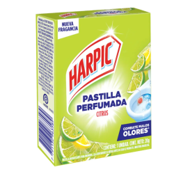 Pastilla para inodoro Harpic canasta 20 g | Olimpio