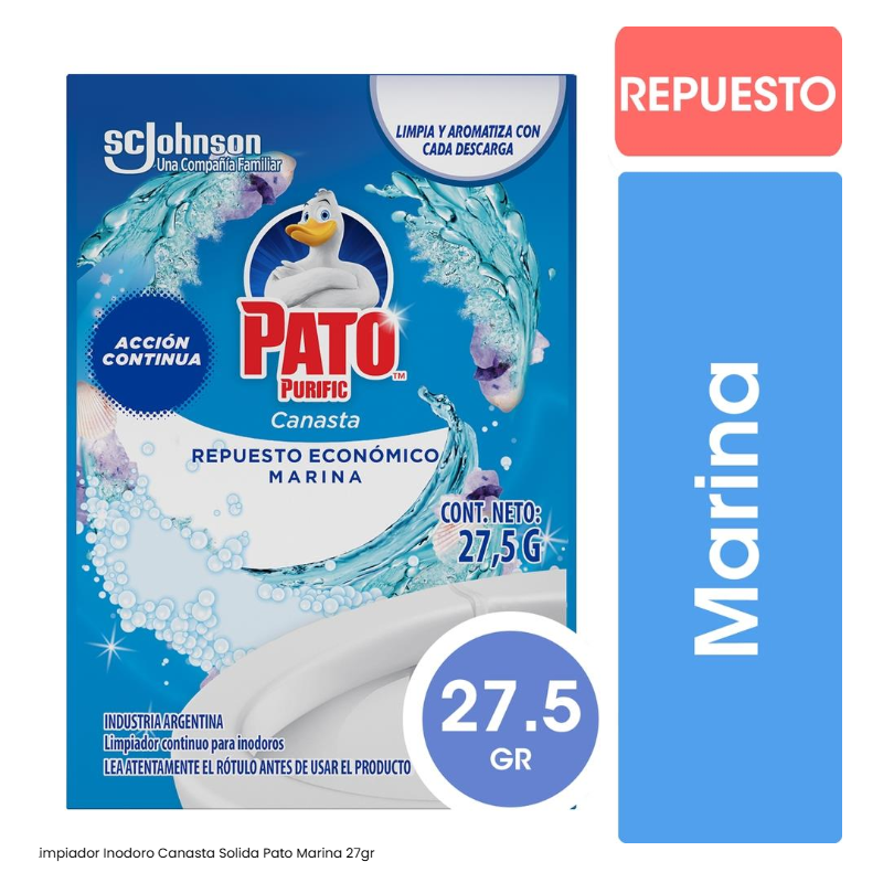 Pastilla para inodoro Pato canasta sólida repuesto | Olimpio