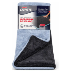 Paño de microfibra Laffitte 60x90 cm gris | Olimpio