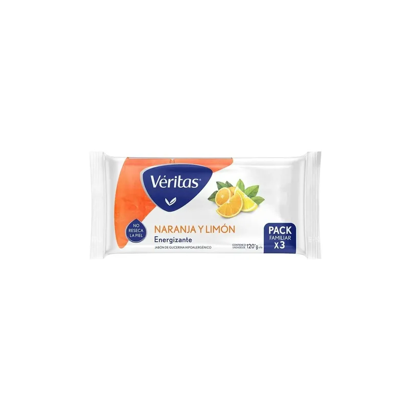JABON BARRA VERITAS X3 X120GR