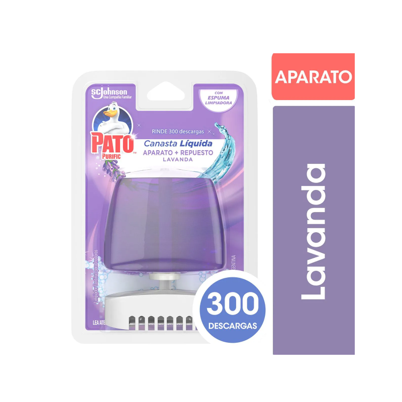 Pastilla para inodoro Pato canasta líquida completa | Olimpio