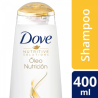 Shampoo Dove óleo nutrición 400 ml | Olimpio
