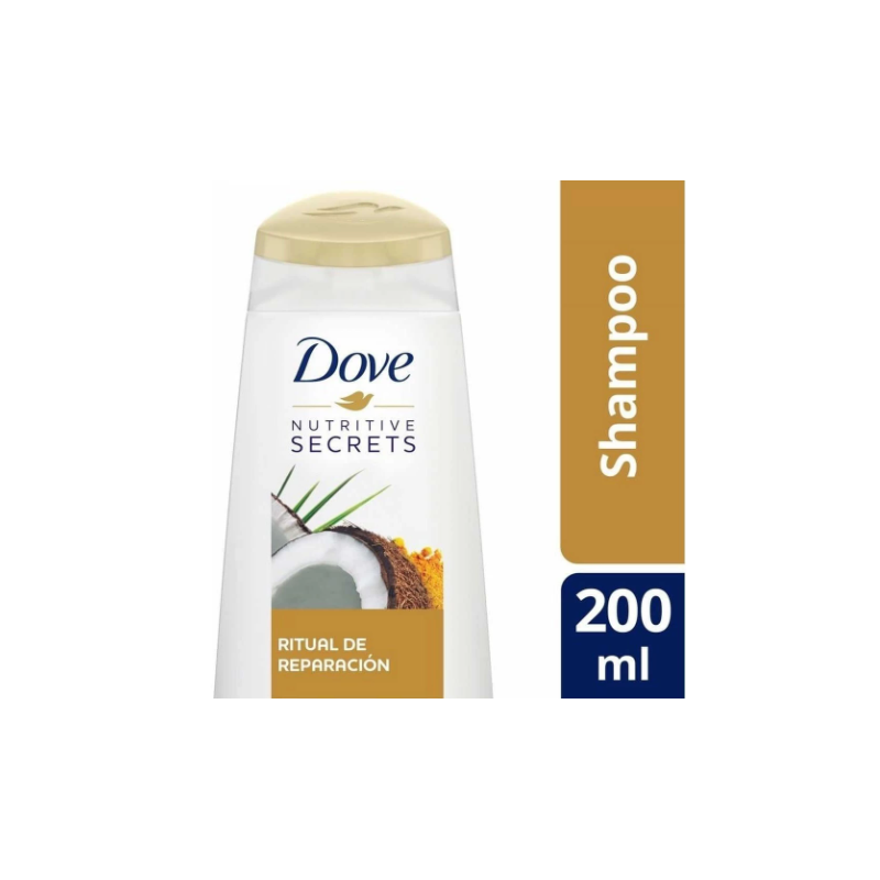 Shampoo Dove ritual de reparación coco 200 ml | Olimpio