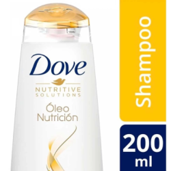 Shampoo Dove óleo nutrición 200 ml | Olimpio
