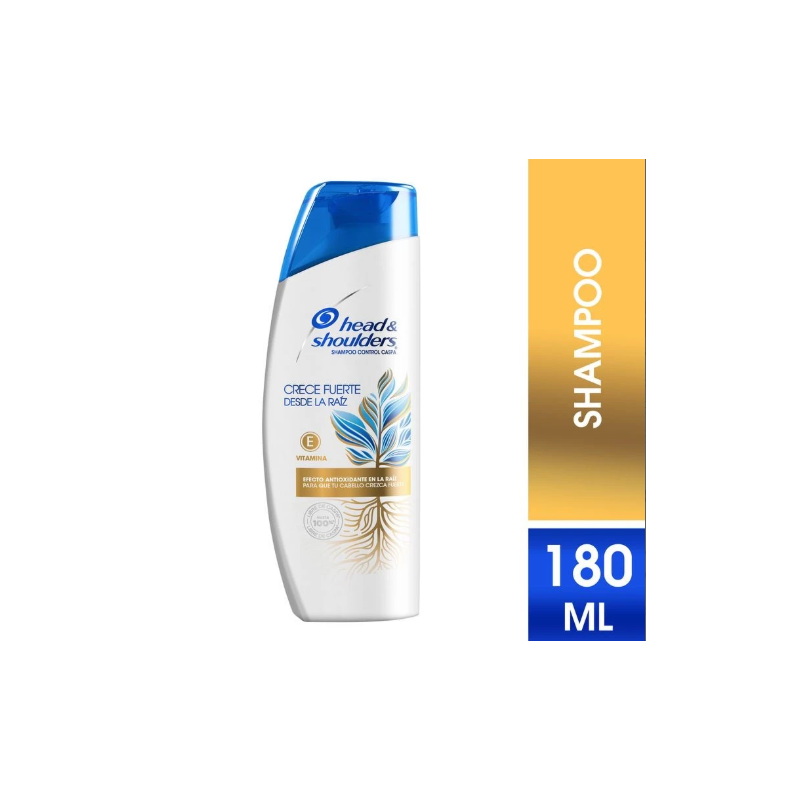 Shampoo Head & Shoulders fuerza desde la raíz 180 ml | Olimpio