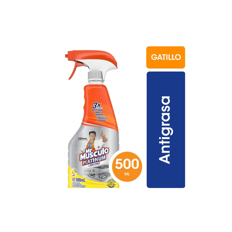 Limpiador de cocina Mr Músculo Extra Power gatillo 500 ml | Olimpio