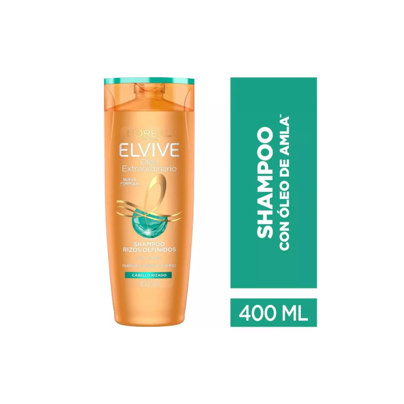 Shampoo Elvive óleo extraordinario Curls 400 ml | Olimpio