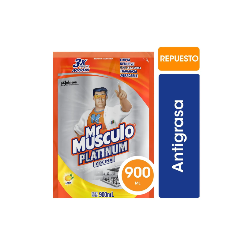 Limpiador de cocina Mr Músculo Extra Power doypack 900 ml | Olimpio