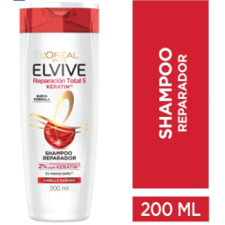 Shampoo Elvive Reparación Total 5 keratina 200 ml | Olimpio