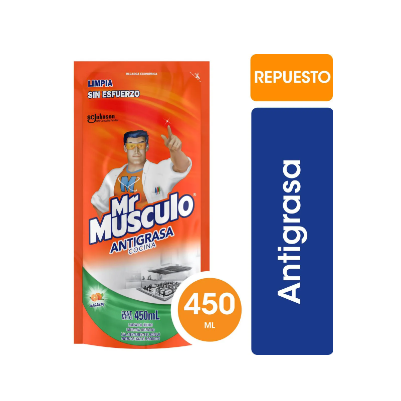 Limpiador de cocina Mr Músculo Extra Power doypack 450 ml | Olimpio