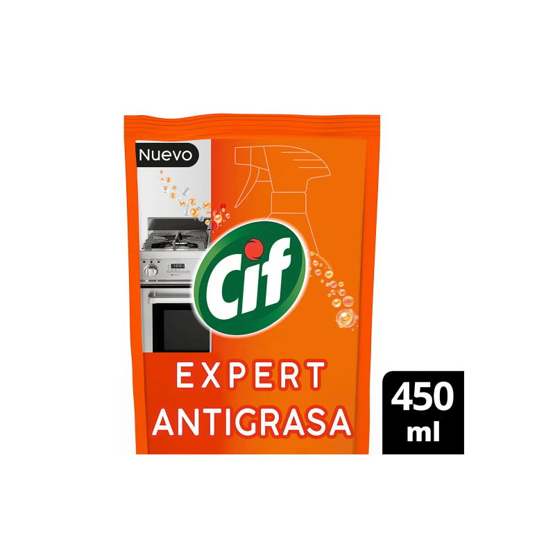 Limpiador de cocina Cif antigrasa doypack 450 ml | Olimpio
