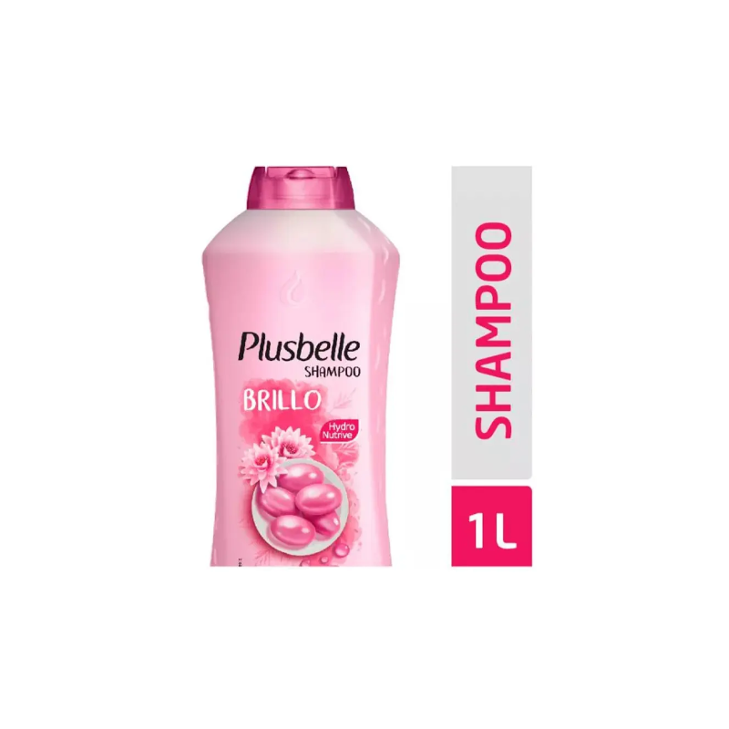 Shampoo Plusbelle brillo luminoso 1 L | Olimpio