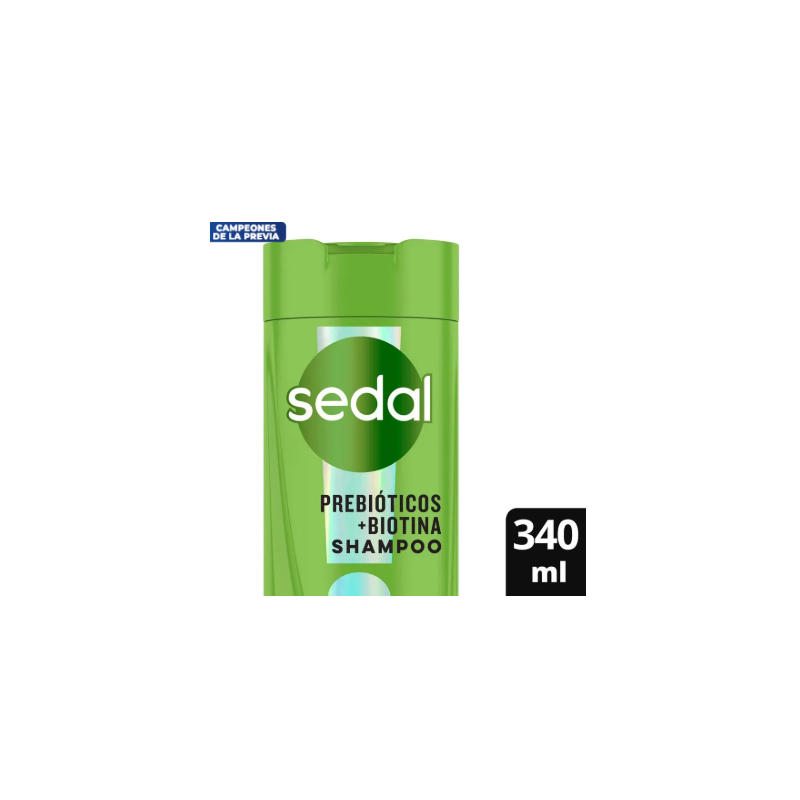 Shampoo Sedal prebióticos y biotina 340 ml | Olimpio