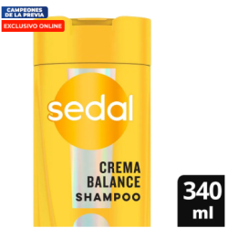 Shampoo Sedal crema balance 340 ml | Olimpio