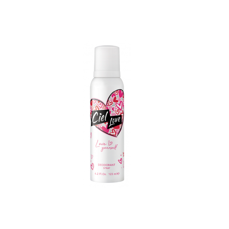 Desodorante en aerosol Ciel Love 123 ml | Olimpio