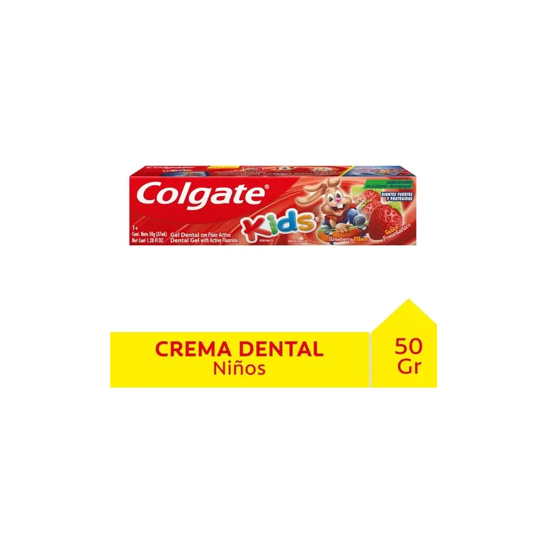 Pasta dental infantil Colgate Kids frutilla 50 g | Olimpio