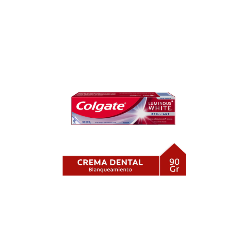 Pasta dental Colgate Luminous White carbón activado 90 g | Olimpio