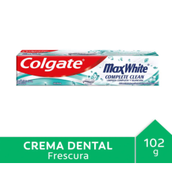 PASTA DENTAL COLGATE MAX WHITE LAMINAS BLANQ 102GR