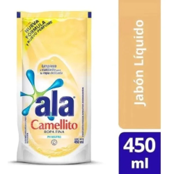 JABON LIQUIDO ROPA ALA REGULAR CAMELLITO X450ML