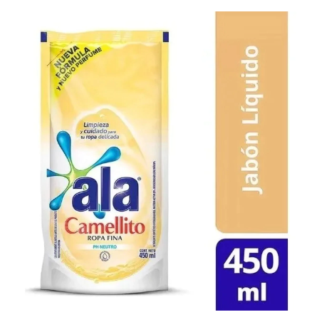 JABON LIQUIDO ROPA ALA REGULAR CAMELLITO X450ML