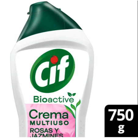 LIMPIADOR MULTIUSO CIF CREMA X750 ROSAS Y JAZMINES