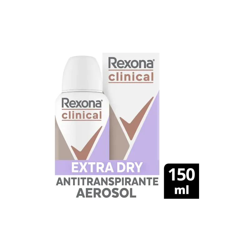 Desodorante en aerosol Rexona Clinical Women Extra Dry 91 g | Olimpio