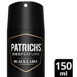 DESODORANTE PATRICH AERO X97GR BLACK LABEL --