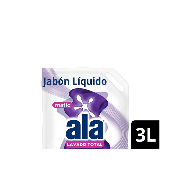 JABON LIQUIDO ROPA ALA MATIC X3L C/VIVERE