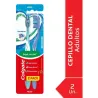 Cepillo dental Colgate Triple Acción medio x2 | Olimpio