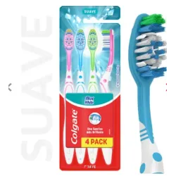 Cepillo dental Colgate Max White suave x4 | Olimpio