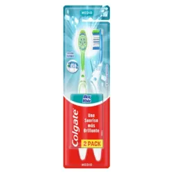 Cepillo dental Colgate Max White medio x2 | Olimpio