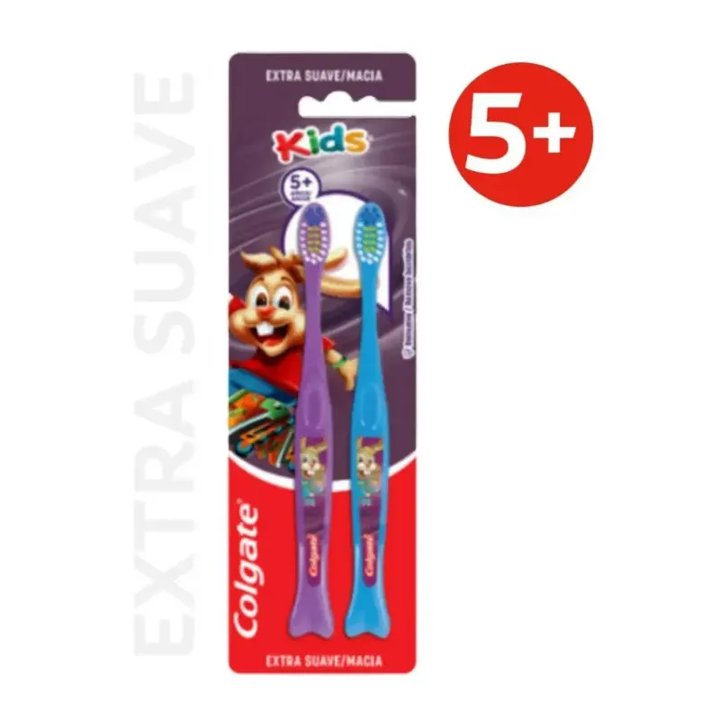 Cepillo dental infantil Colgate Kids +5 años x2 | Olimpio