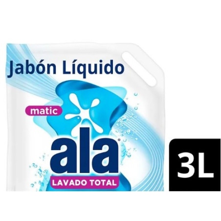 JABON LIQUIDO ROPA ALA MATIC X3L