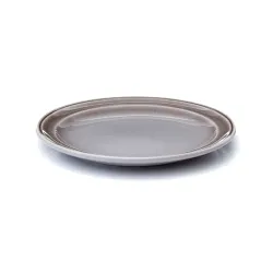 PLATO PLAYO CERAMICA GRIS FUMEE