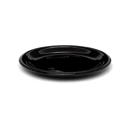Plato playo de cerámica negro | Olimpio