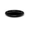 Plato de postre de cerámica negro | Olimpio