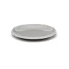 Plato de postre de cerámica gris | Olimpio