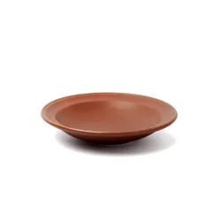 PLATO HONDO CERAMICA CHOCOLATE