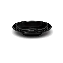 PLATO HONDO CERMICA NEGRO