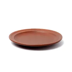Plato playo de cerámica chocolate | Olimpio