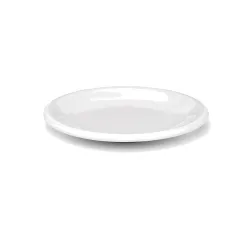 PLATO POSTRE CERAMICA BLANCO