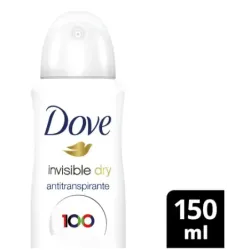 Desodorante en aerosol Dove Invisible Dry 100 ml | Olimpio