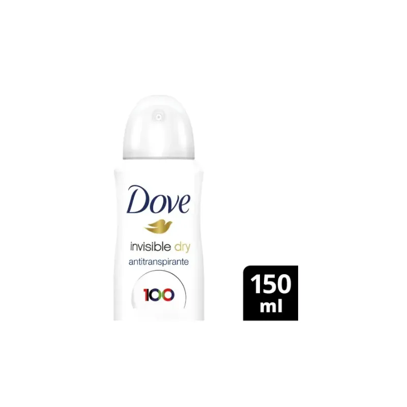 Desodorante en aerosol Dove Invisible Dry 100 ml | Olimpio