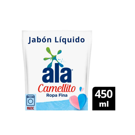 JABON LIQUIDO ROPA ALA MATIC CAMELLITO X450ML